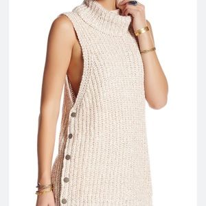 Free people Valentina sleeveless tunic sweater